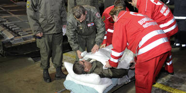 Verwundete Soldaten aus Nahost heimgekehrt 