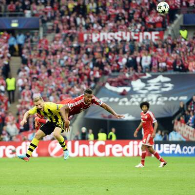  Bayern gegen Dortmund. Das Finale der Champions League in Wembley.