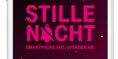 T-Mobile spendet für lautlose Handy-Minute