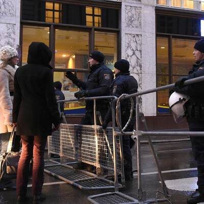 Proteste gegen Akademikerball in Wien 