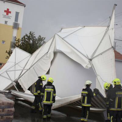 Sturmschäden in NÖ, Steiermark, Burgenland
