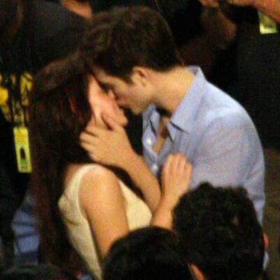 Romantische Küsse in Rio