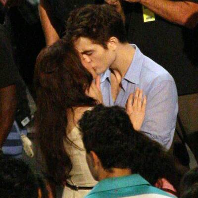 Romantische Küsse in Rio