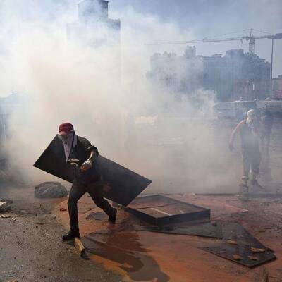 Straßenschlacht in Istanbul