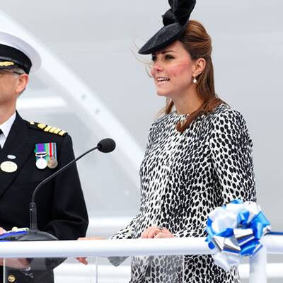 Herzogin Kate im Dalmatinerkleid