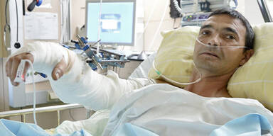 Tibor A. im Wiener AKH