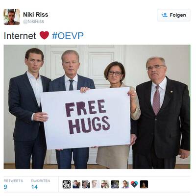 Internet lacht über ÖVP-Taferlgate