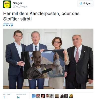 Internet lacht über ÖVP-Taferlgate