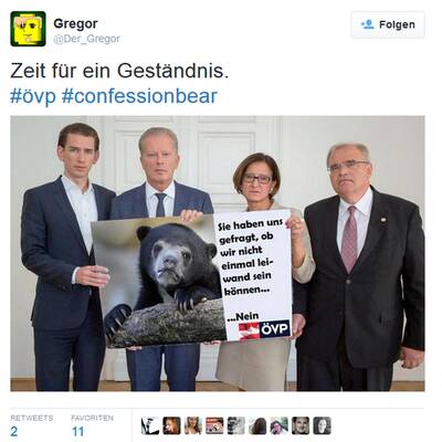 Internet lacht über ÖVP-Taferlgate