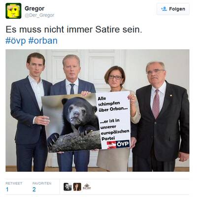 Internet lacht über ÖVP-Taferlgate