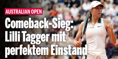 Comeback-Sieg: Tagger mit perfektem AO-Einstand