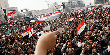 Demonstrationen am Tahrir Platz in Kairo