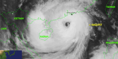 Elf Tote durch Taifun in China