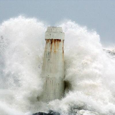 Shanghai wartet auf den Taifun