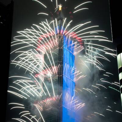 Rund eine Million Menschen am New Yorker Times Square