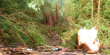Schwere Unwetter über Österreich