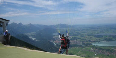 Unfall mit Tandem-Gleitschirm in K&auml;rnten