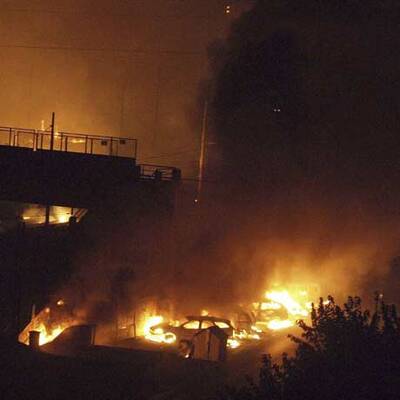 Waggon-Explosion in Italien