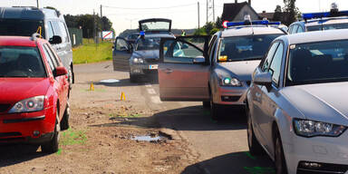 Polizei  erschießt Räuber auf der Flucht