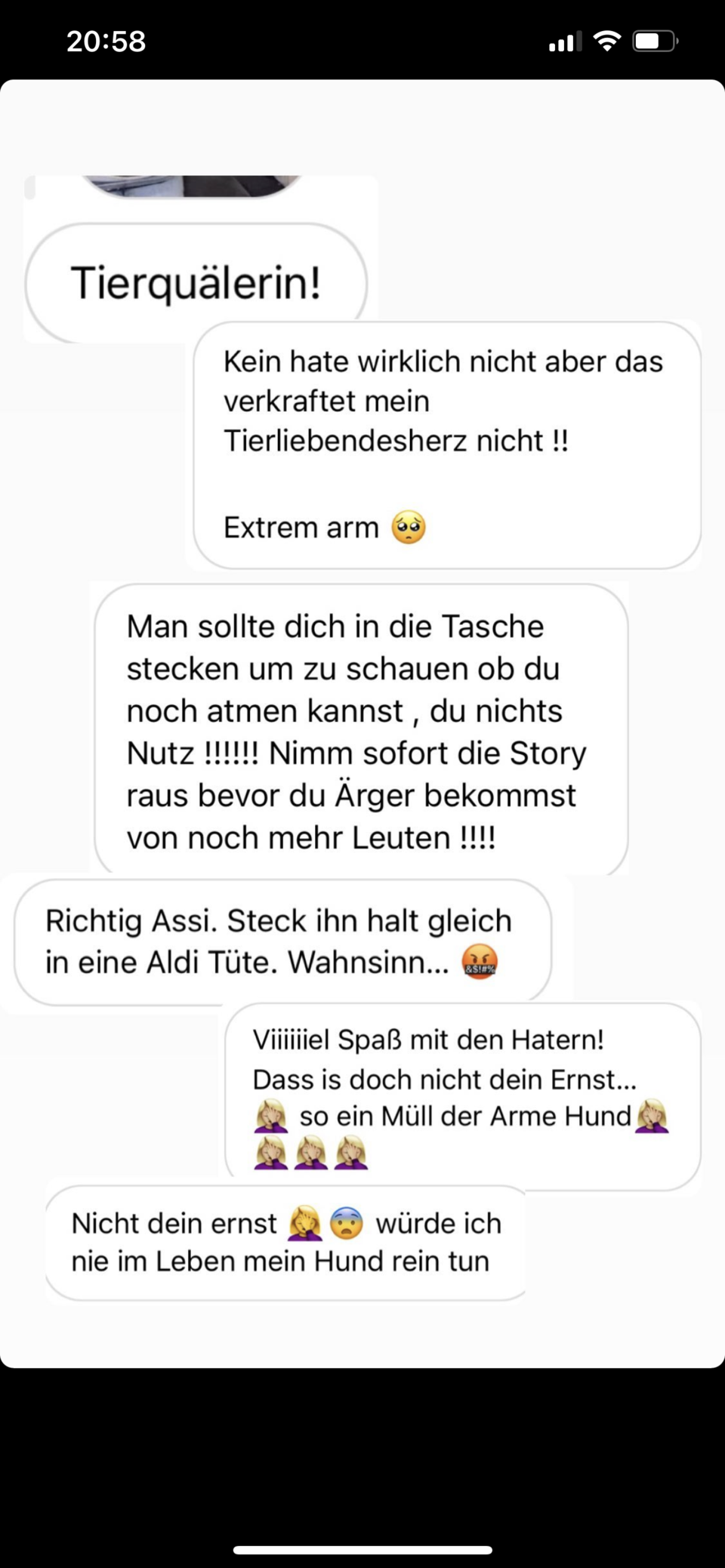 Hasswelle gegen Tara