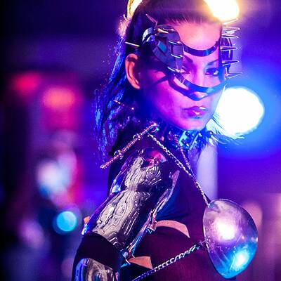 Wilde Gestalten bei Tatoo-Messe