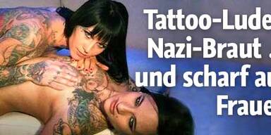 Tattoo-Luder zeigt sich mit nackter Frau
