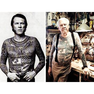 So schön sind Tattoos im Alter 