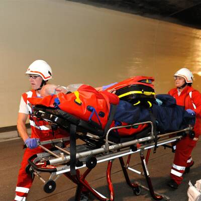 Katastrophen-Übung im Tauerntunnel