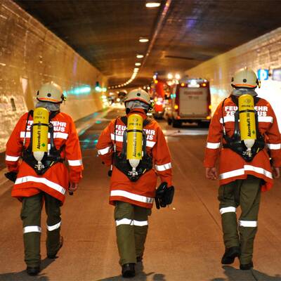 Katastrophen-Übung im Tauerntunnel