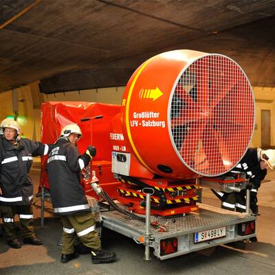 Katastrophen-Übung im Tauerntunnel
