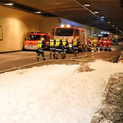 Katastrophen-Übung im Tauerntunnel