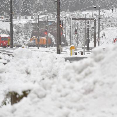 Die Edelweissalm - tief verschneit