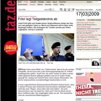 Das sagt die Welt zum Fritzl-Prozess