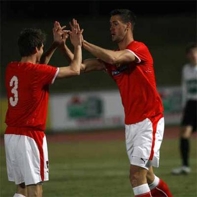 Österreichs erstes Spiel unter Didi Constantini