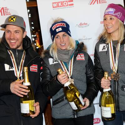 Hirscher & Co jubeln über Team-Gold