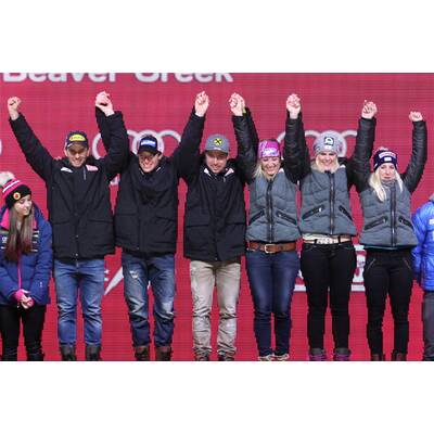 Hirscher & Co jubeln über Team-Gold