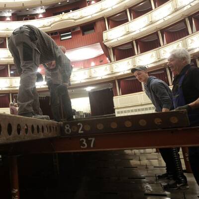 Opernball: Die Umbauarbeiten