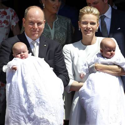 Zwillings-Taufe in Monaco