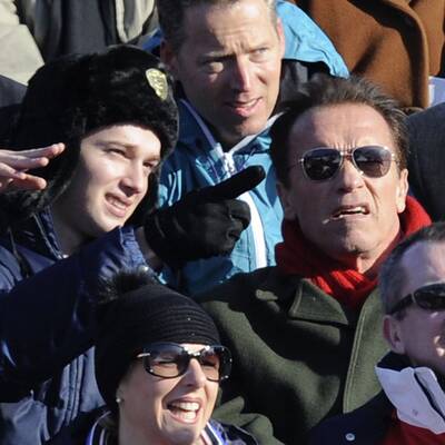 Kitzbühel im Arnie-Fieber