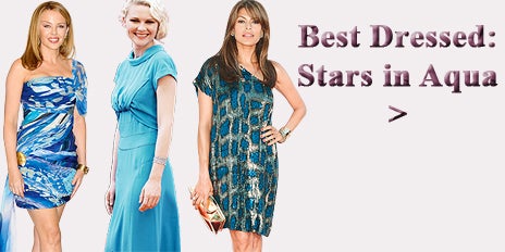 teaser Best Dressed Stars in Aqua