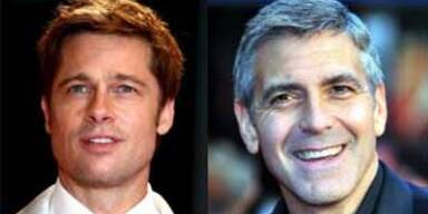 Pitt und Clooney bei Biennale