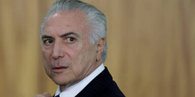 Brasiliens Pr&auml;sident Temer wegen Korruption angeklagt
