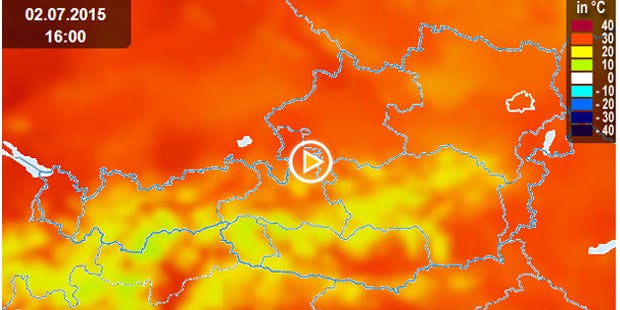 Bis zu 35 Grad: Das waren die Hotspots