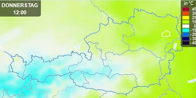 Unwetter-Alarm in Österreich 