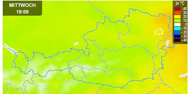 Kältewelle brachte sogar Schneefall