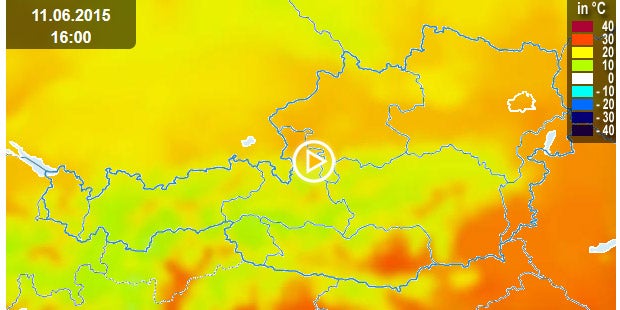 Hitzewelle startet: Heute 30 Grad
