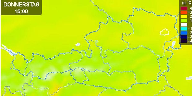Temperatursturz am Wochenende
