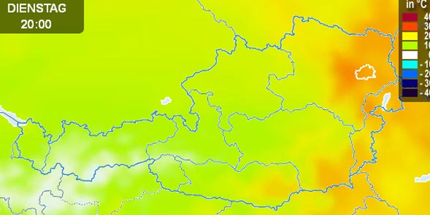 Heute so kalt wie zu Weihnachten