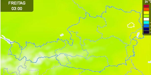 Temperatursturz am Wochenende