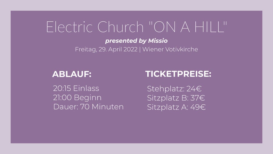 Jetzt Karten für die VIP Vorstellung von Electric Church gewinnen